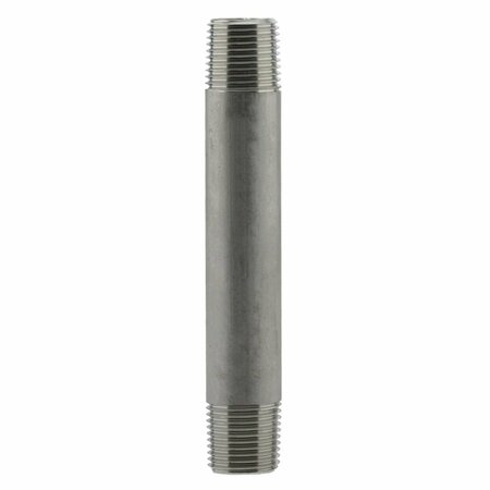 BOSHART NIPPLE 1/2 IN X 3 IN 304 SS U2-SSN-0530